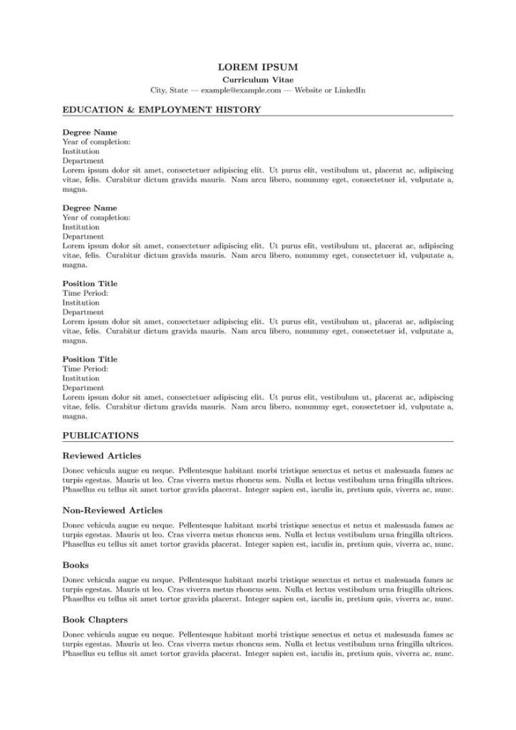 Modern Resume Template